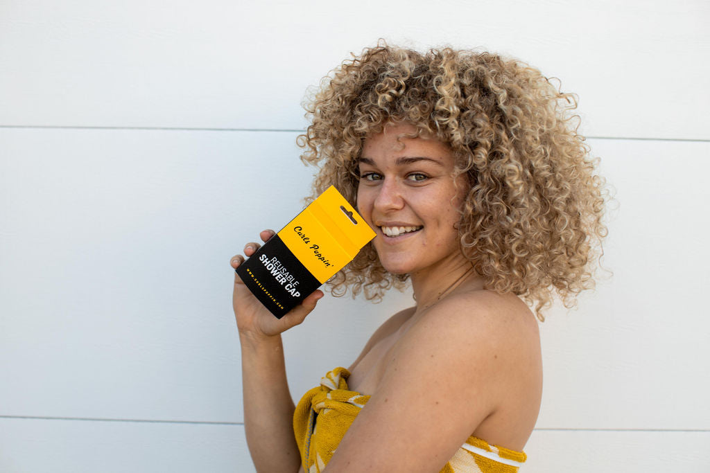 shower cap for beautiful curly hairs