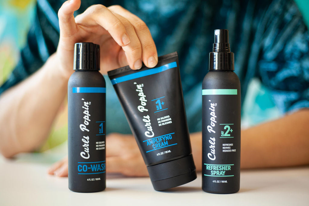 curls poppin trio pack contain three products