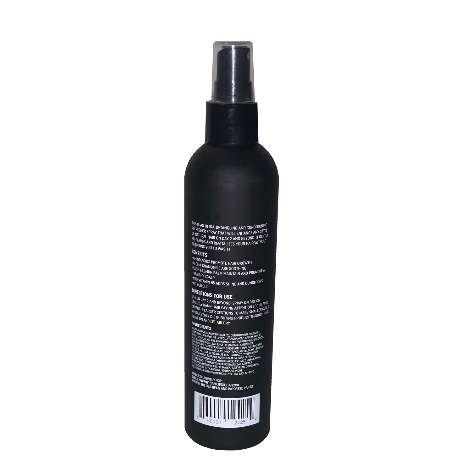Refresher Spray for Curly hair